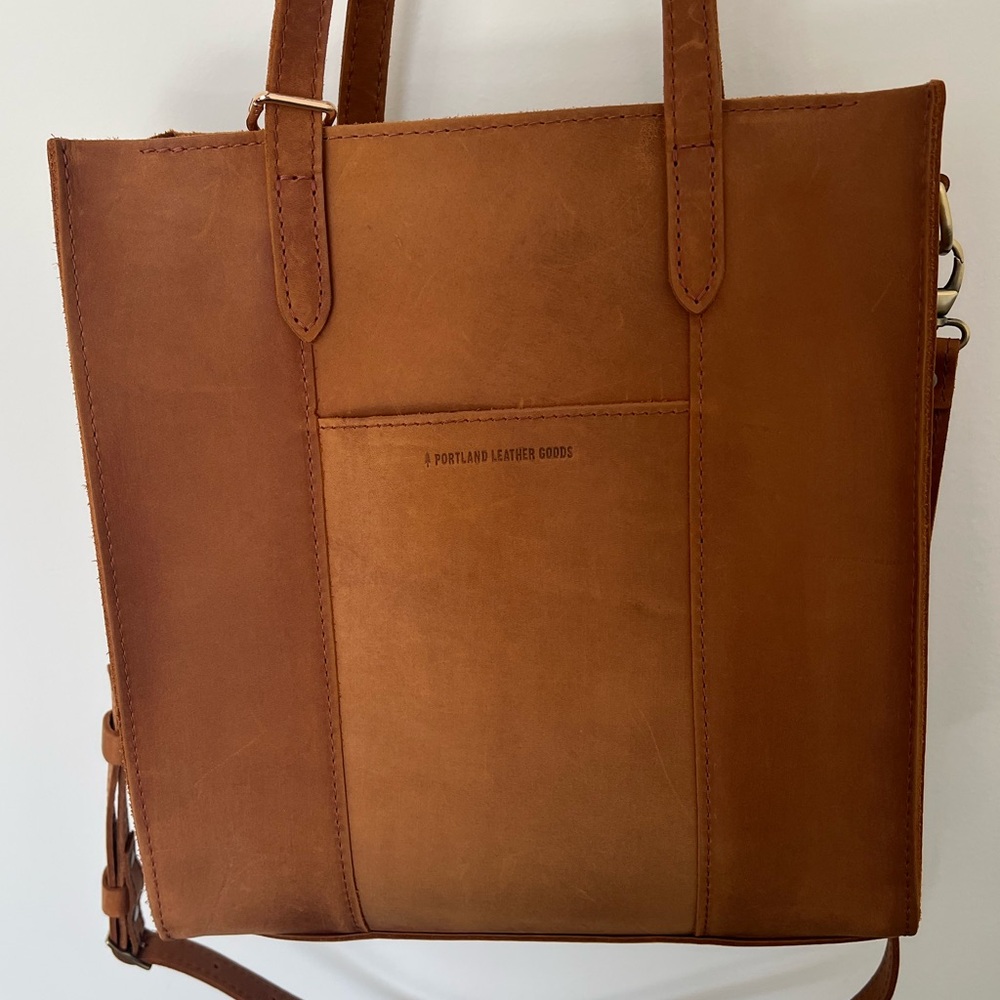 🍂Dakota Large N/S Zip Lola Crossbody Tote - Portland Leather